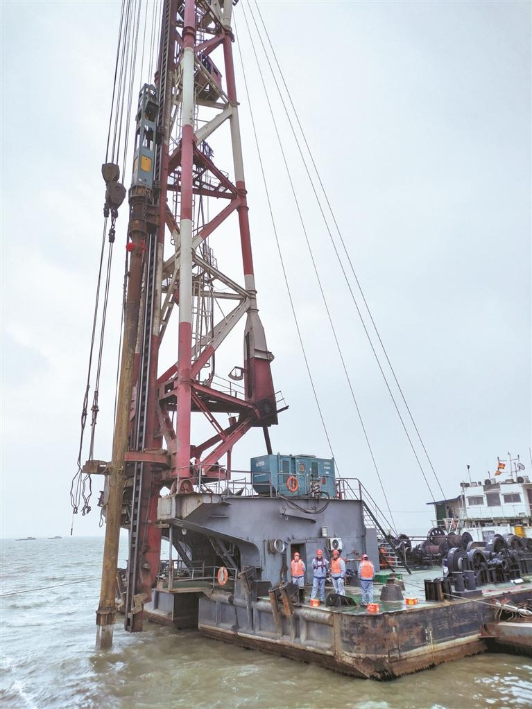 2019年12月26日，太湖隧道馬山段打下最后一根樁。