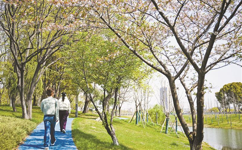 綠化景觀串聯16個園區、2片住宅區和6個公園 “超級公園大道”亮相新吳  