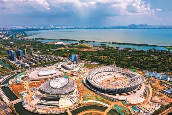 奧體中心“一場兩館”全速推進(jìn)